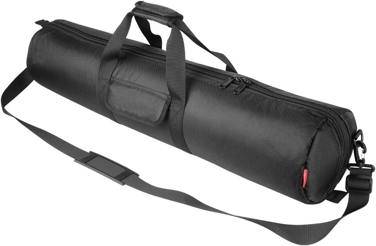 Heavy Duty Tripod Case with Shoulder Strap and Pockets, 31.5x7 in Black
