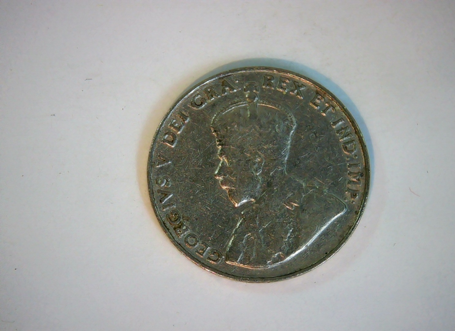 Canada 1936 5 Cents George V 5 Cents (Small ) Coin