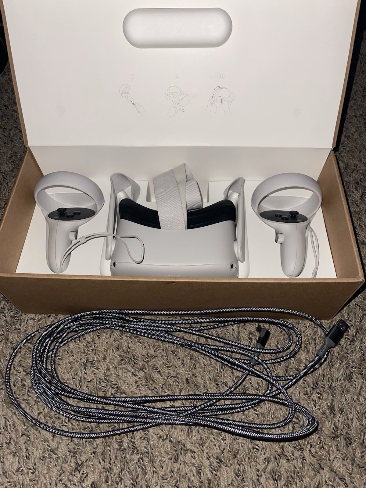 Meta Oculus Quest 2 128GB Standalone VR Headset - White