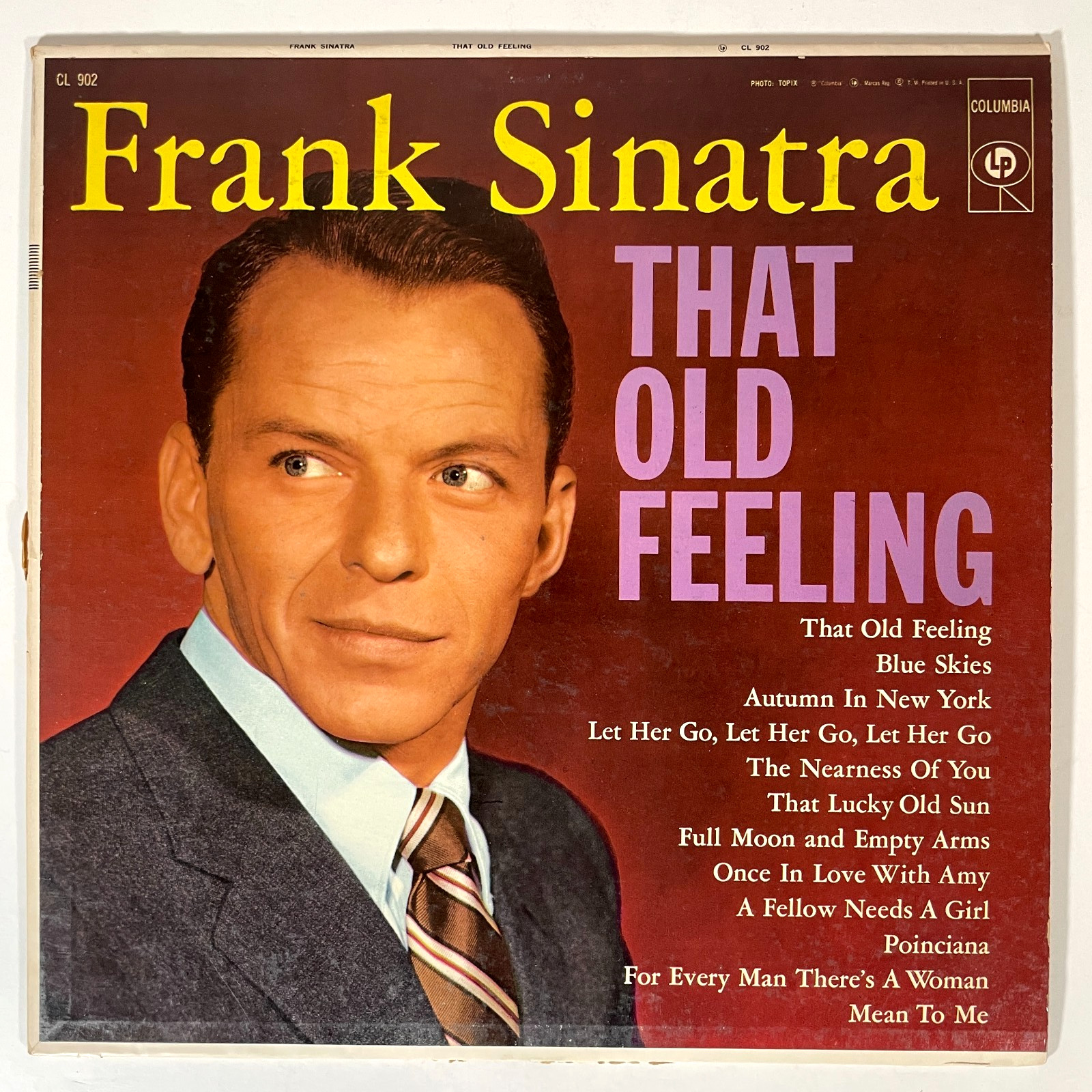 FRANK SINATRA That Old Feeling Vinyl LP 1956 Columbia VG+