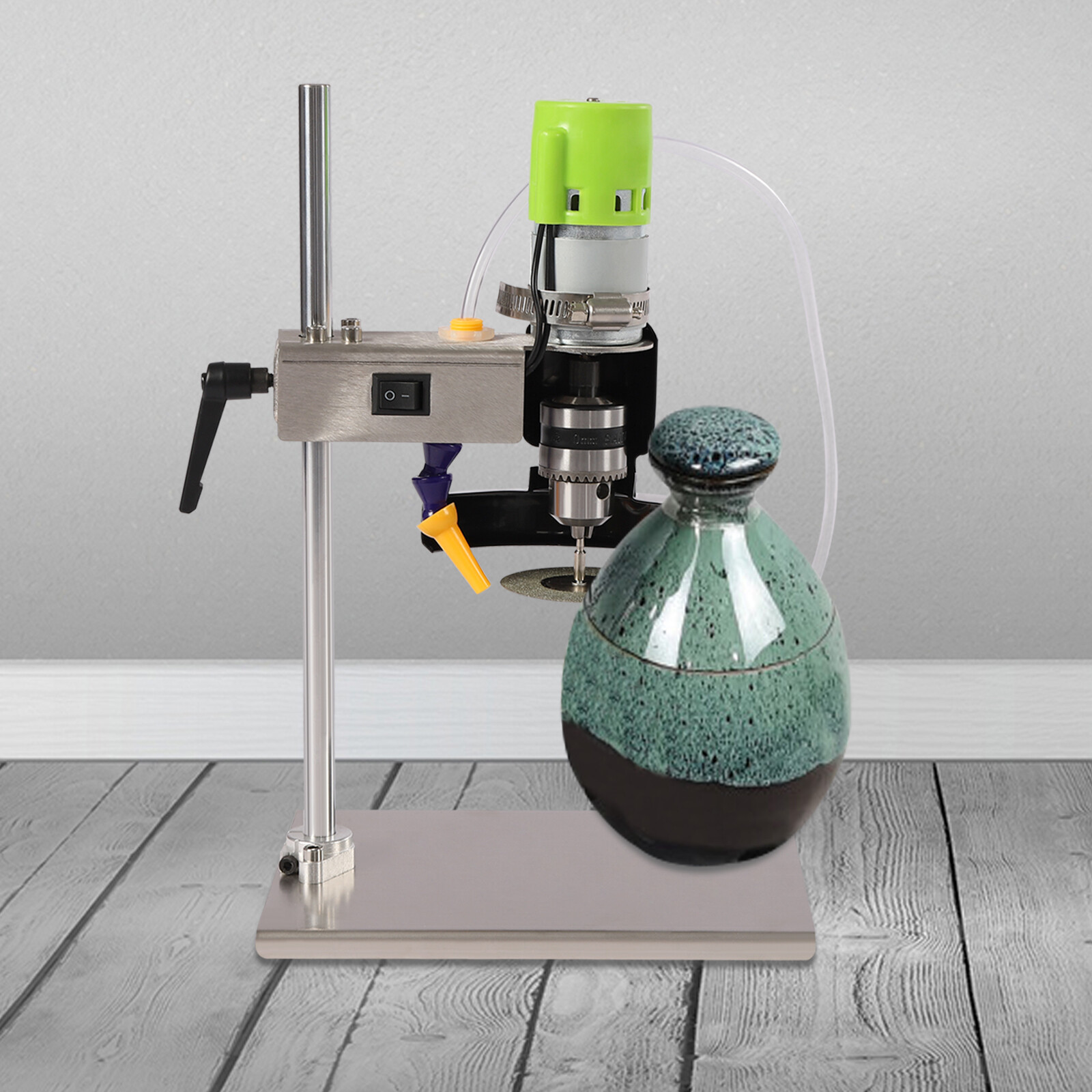 150w Electric Glass Bottle Cutter Glassware Cutting Machine & 3* Saw Blades!