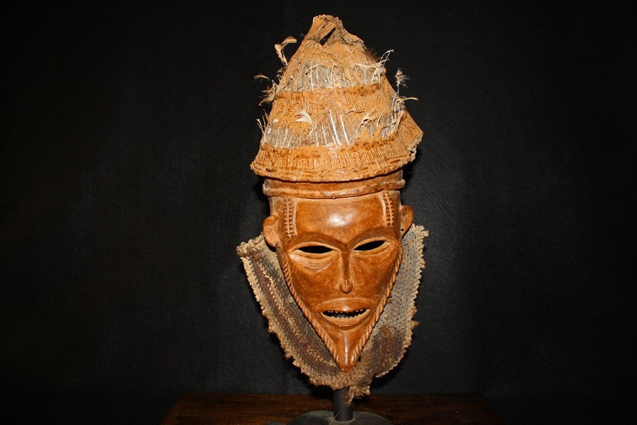 M6909 Chokwe - Chihongo Spirit Mask, Congo Angola Zambia Africa