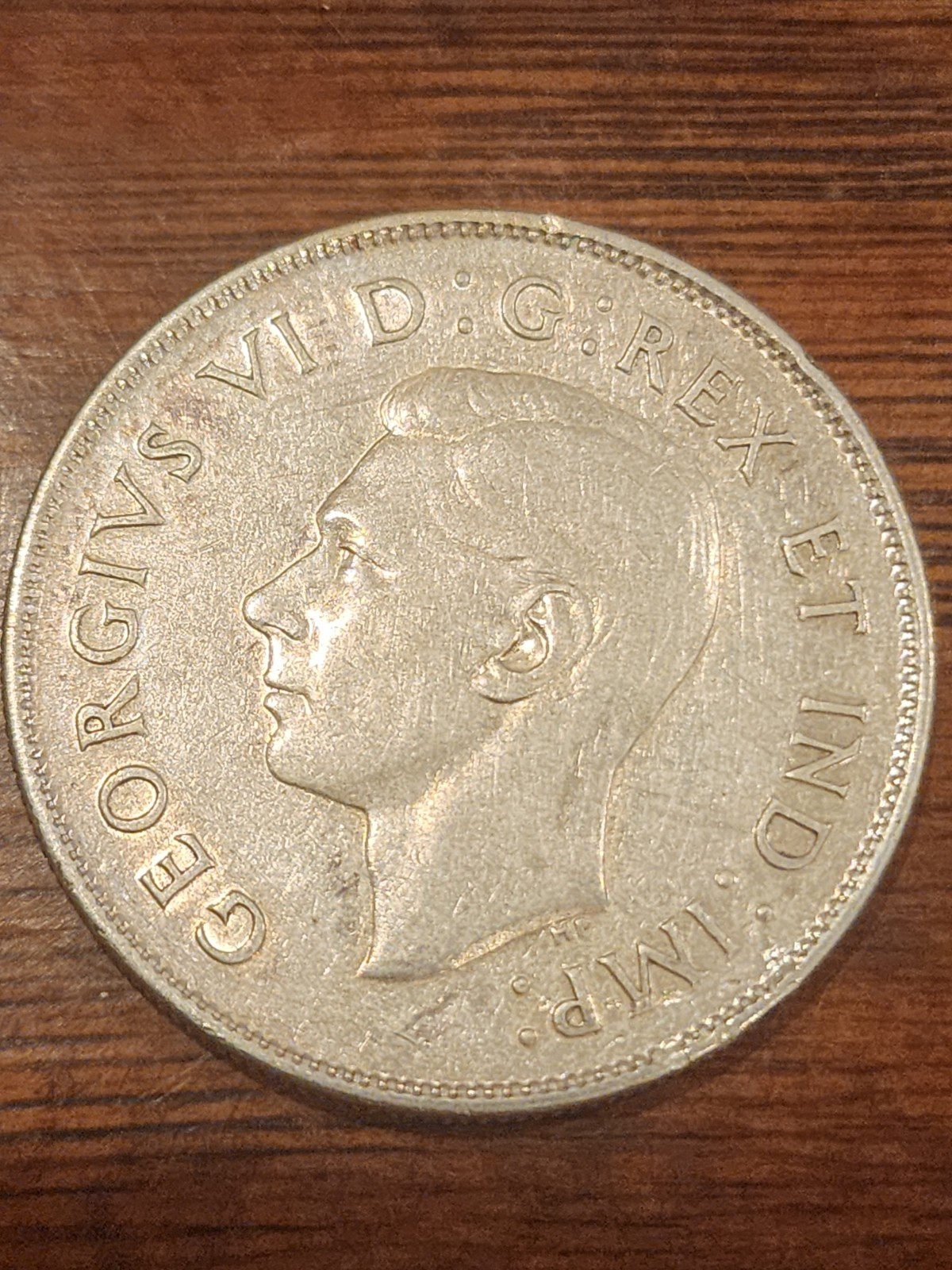 1947 Canada 50 Cents Silver Coin - Semi Key Date