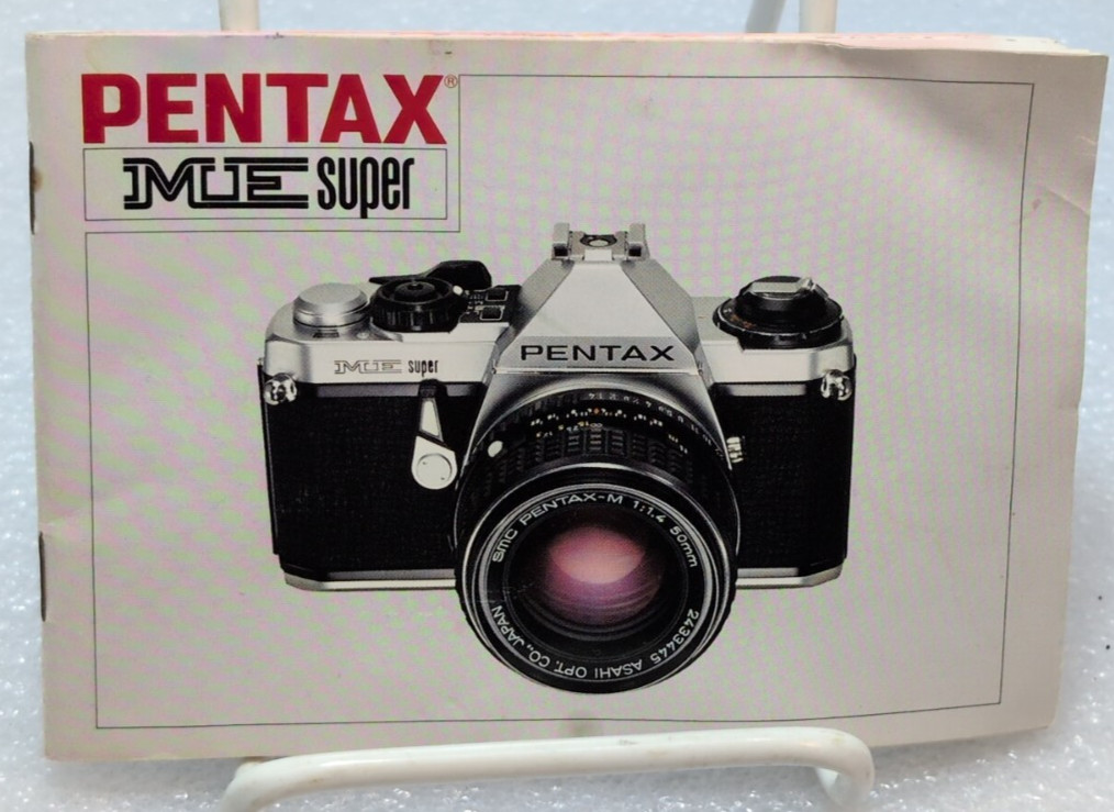 Vintage Pentax ME Super Camera Operating Manual
