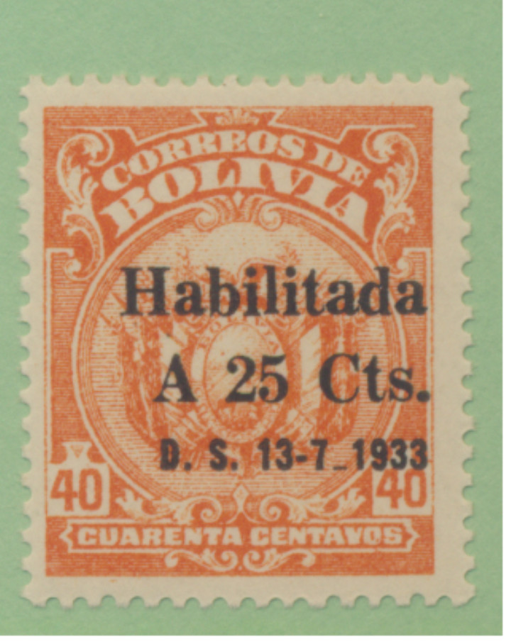 Bolivia Stamp Scott #212, Mint Never Hinged