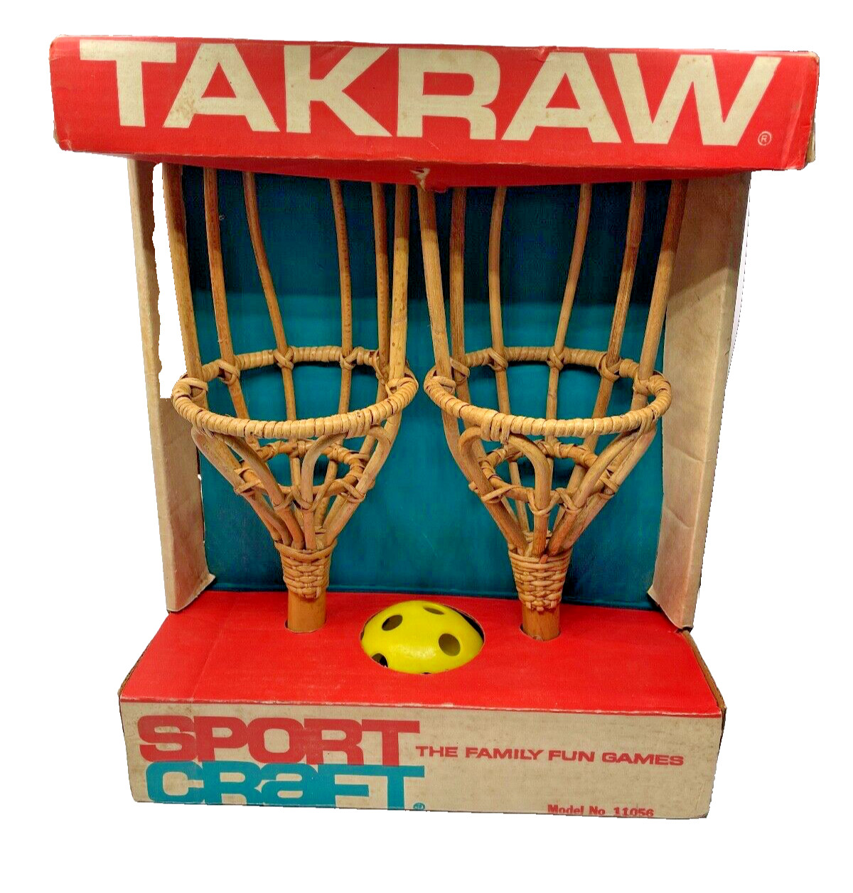 Vintage TAKRAW Sport Craft The Family Fun Games Model #11056