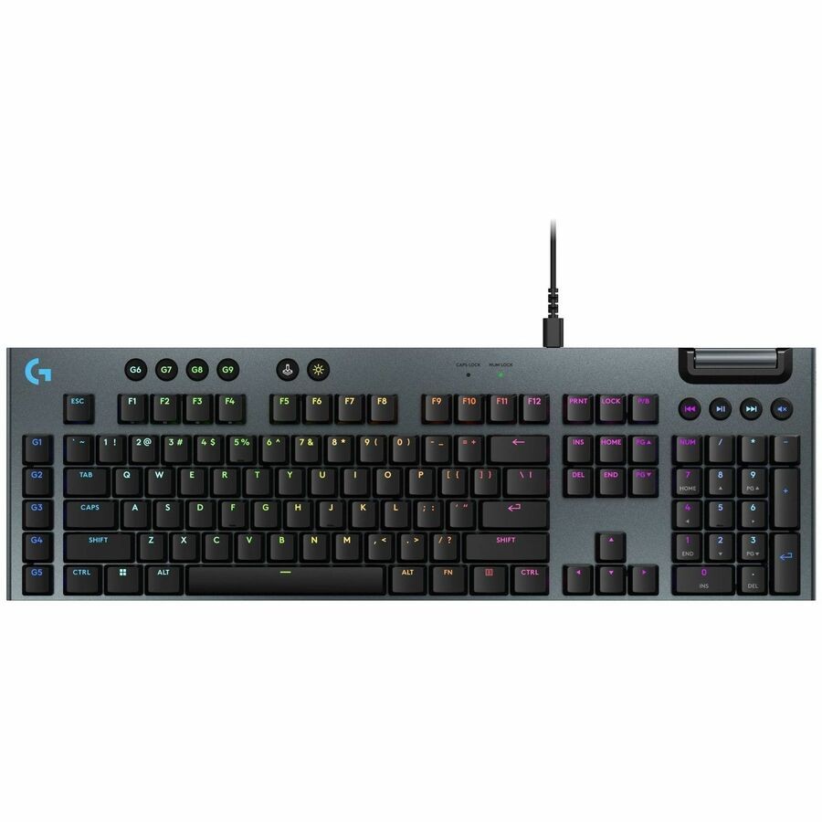 Logitech G915 X Low-Profile Wired Mechanical Gaming Keyboard, Black 920-012950