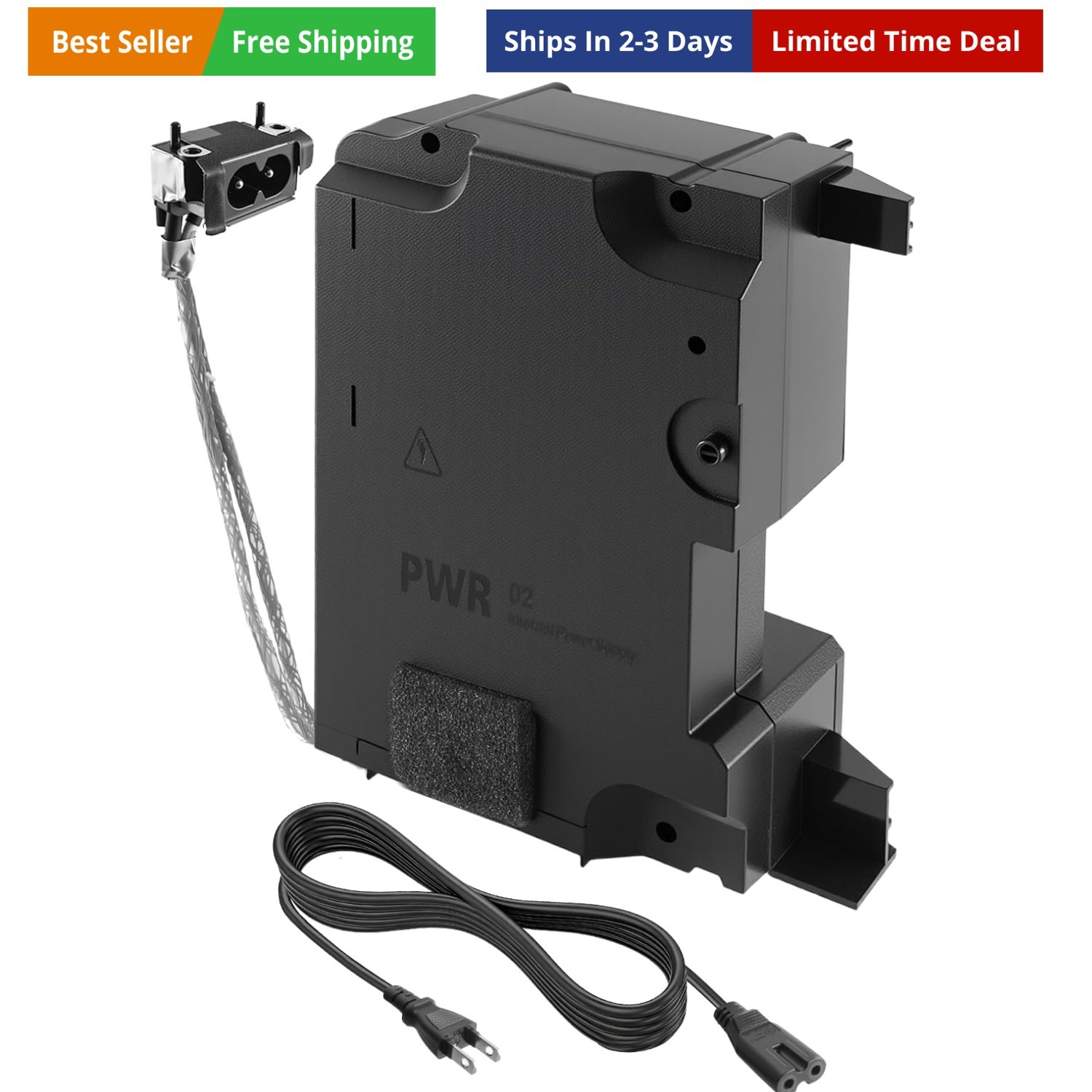 Internal Power Supply Replacement Compatible with Xbox One X, Game Console Po...