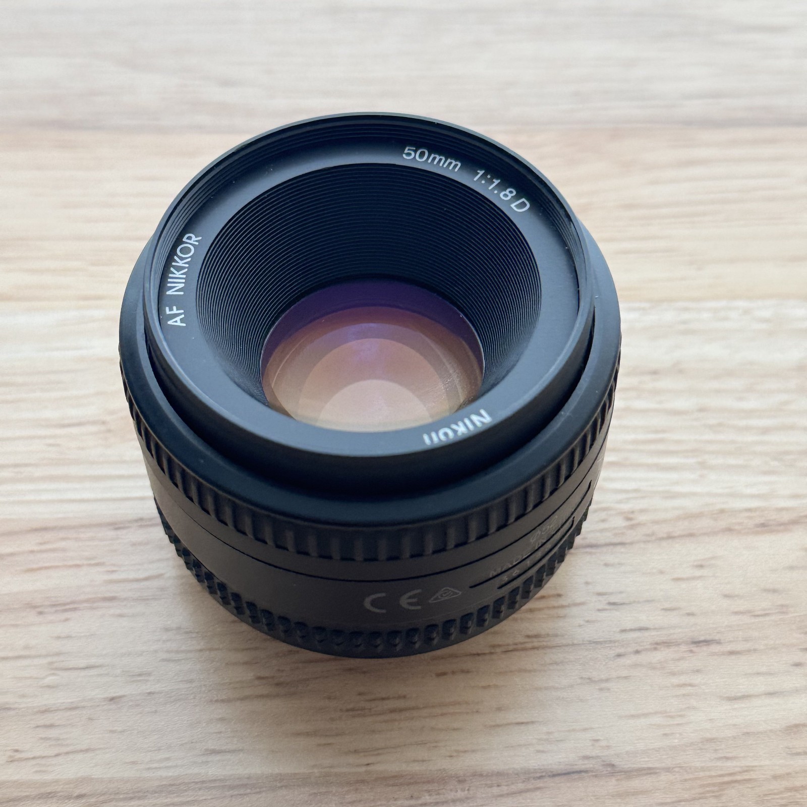 Nikon AF Nikkor 50mm f/1.8D Prime Portrait Lens FX DX for DSLR Camera