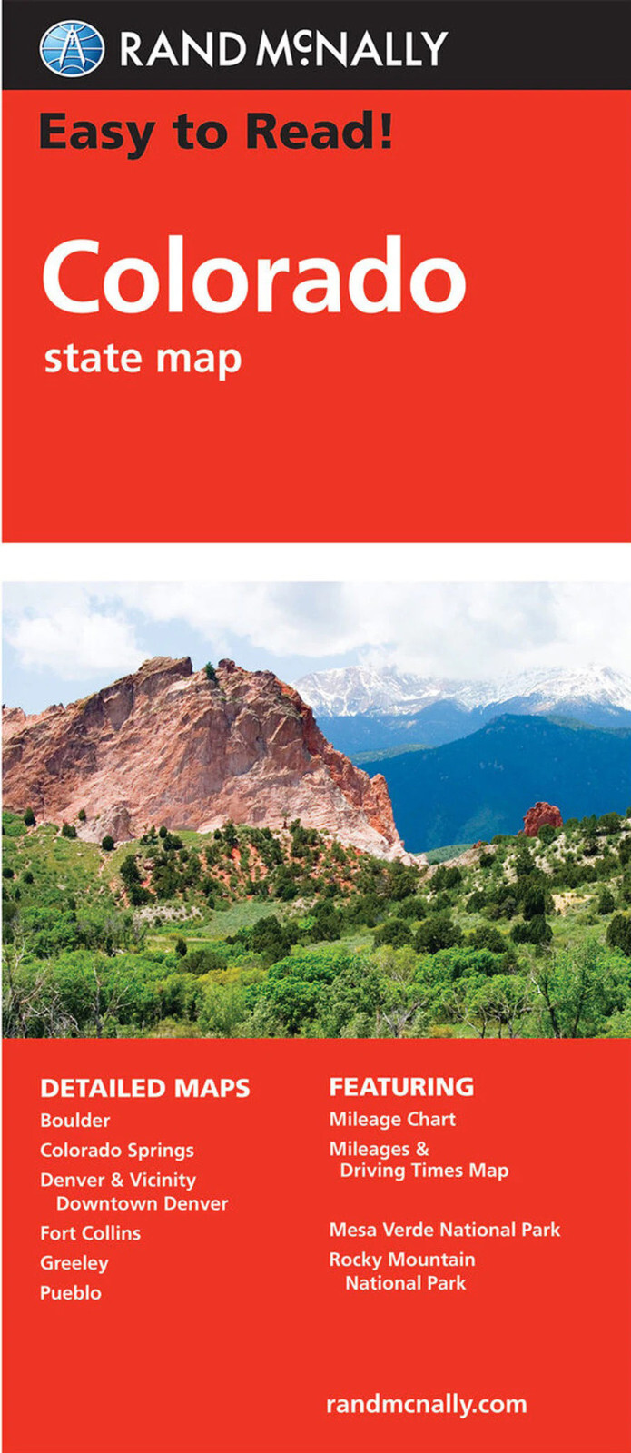 Rand McNally State Map: Colorado from 2010