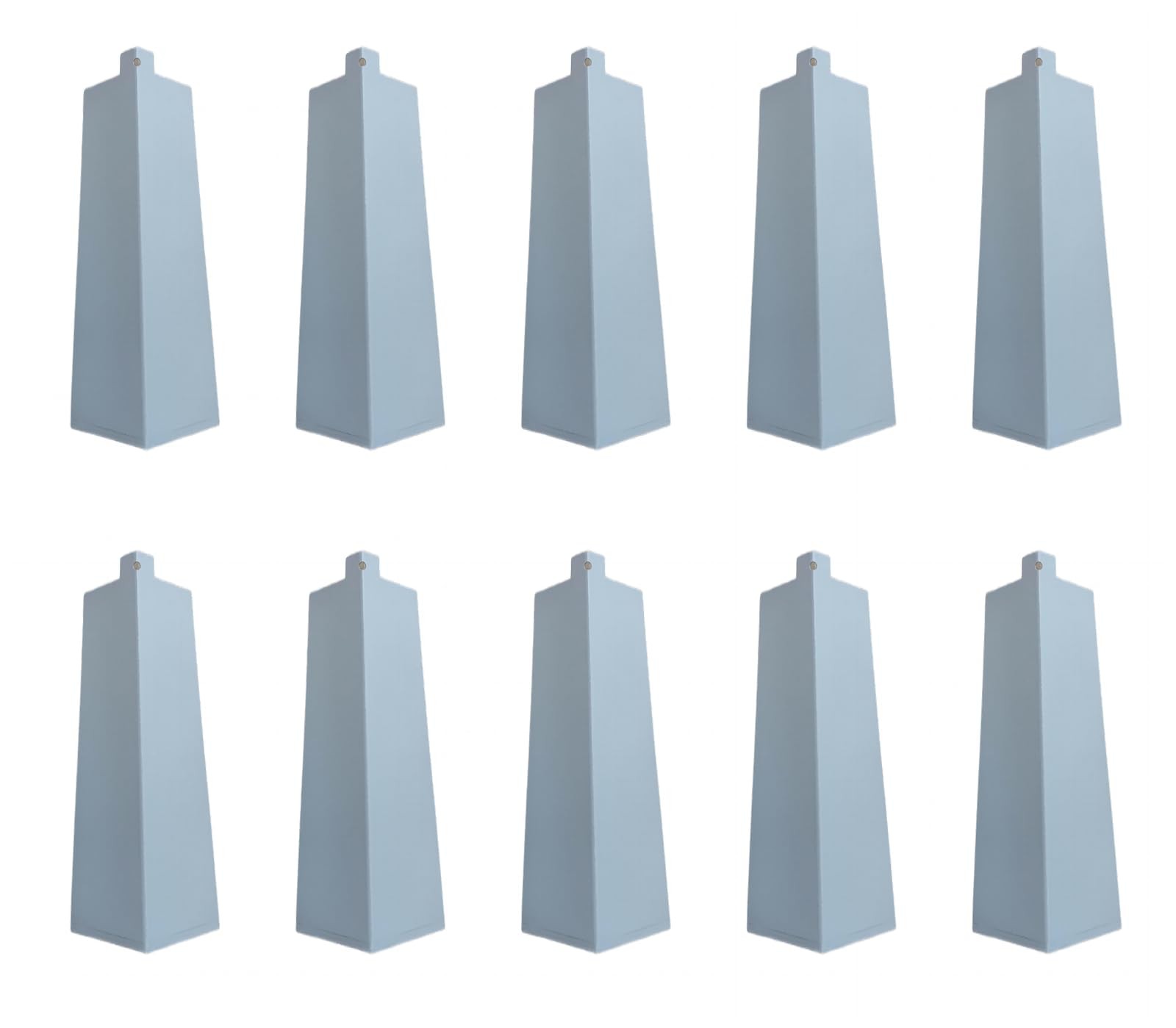 10- New Aluminum Outside Siding Corner 8 Inches 10Nails Included White 