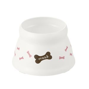 Bundle: Spill-Resistant Raised Dog Dish SS White (10 Sets) Wholesale