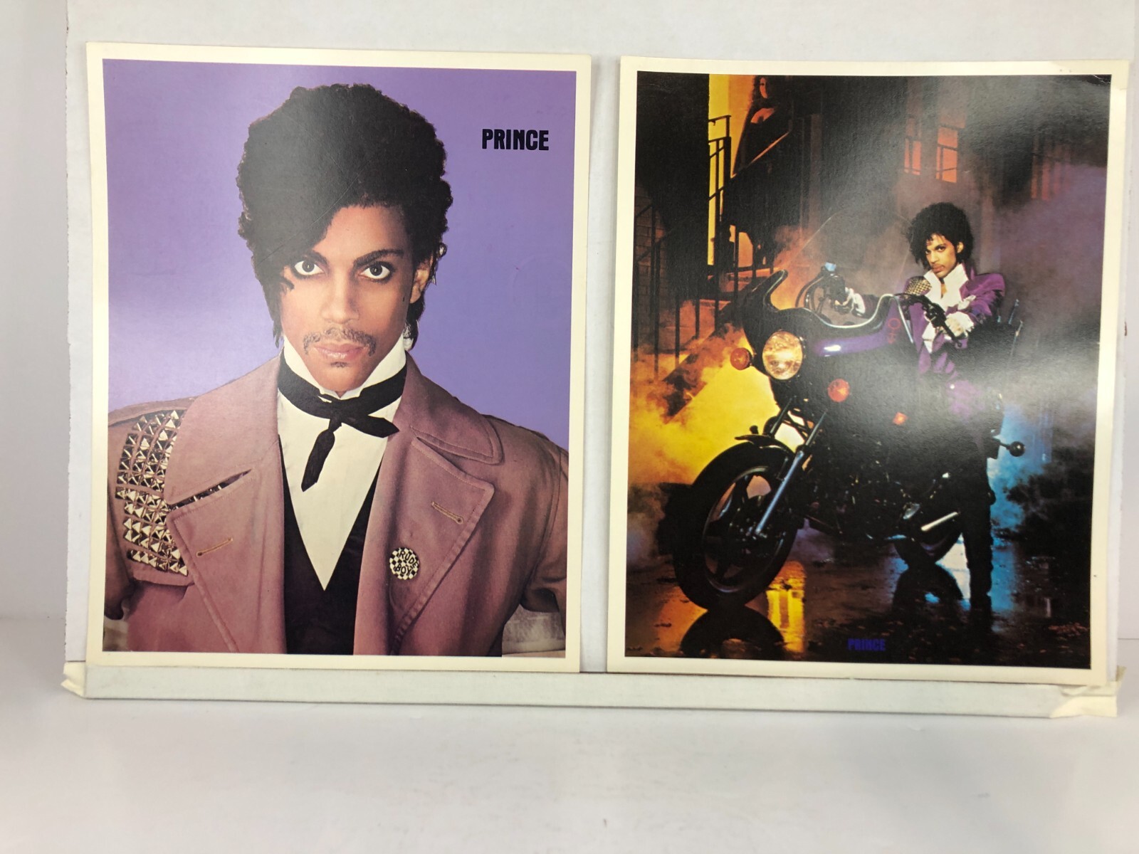 Prince Vintage 1980s 2 Pc 8x10 Picture Lot from Controversy & Purple Rain