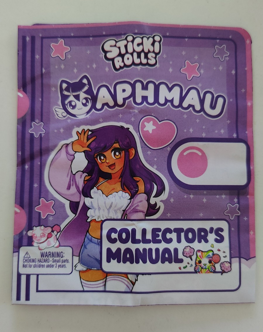 Sticki Rolls Aphmau Limited Edition Binder Pages Sticki Rolls Pendants Bracelets