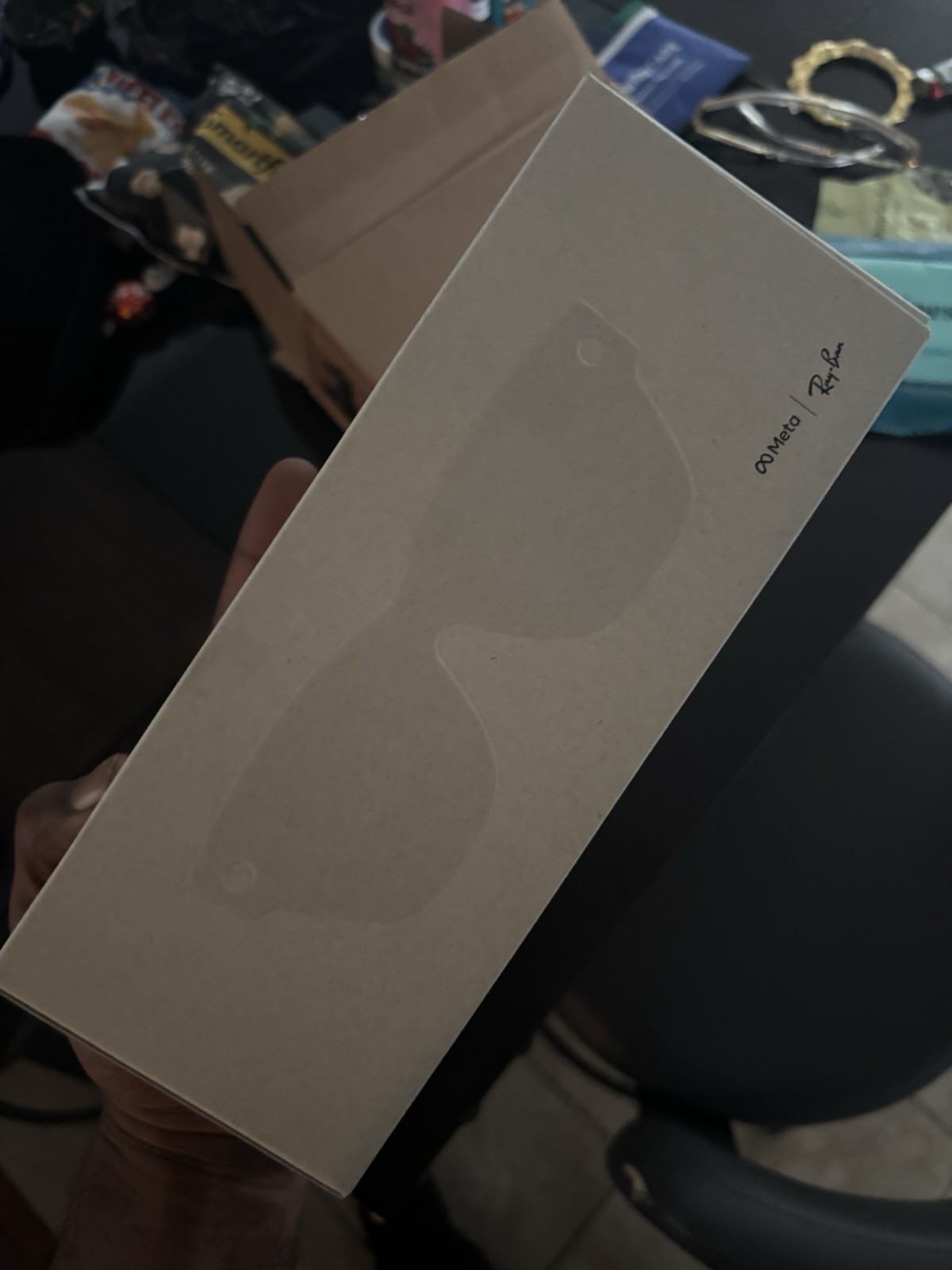 Ray-Ban Meta Display Smart Glasses Shiny Black with Neural Band, Size 2 OPEN BOX