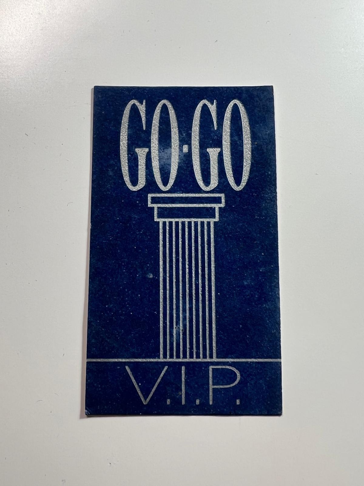 Vintage GO-GO Nightclub VIP Permanent Pass – Toronto – Richmond St. West RARE