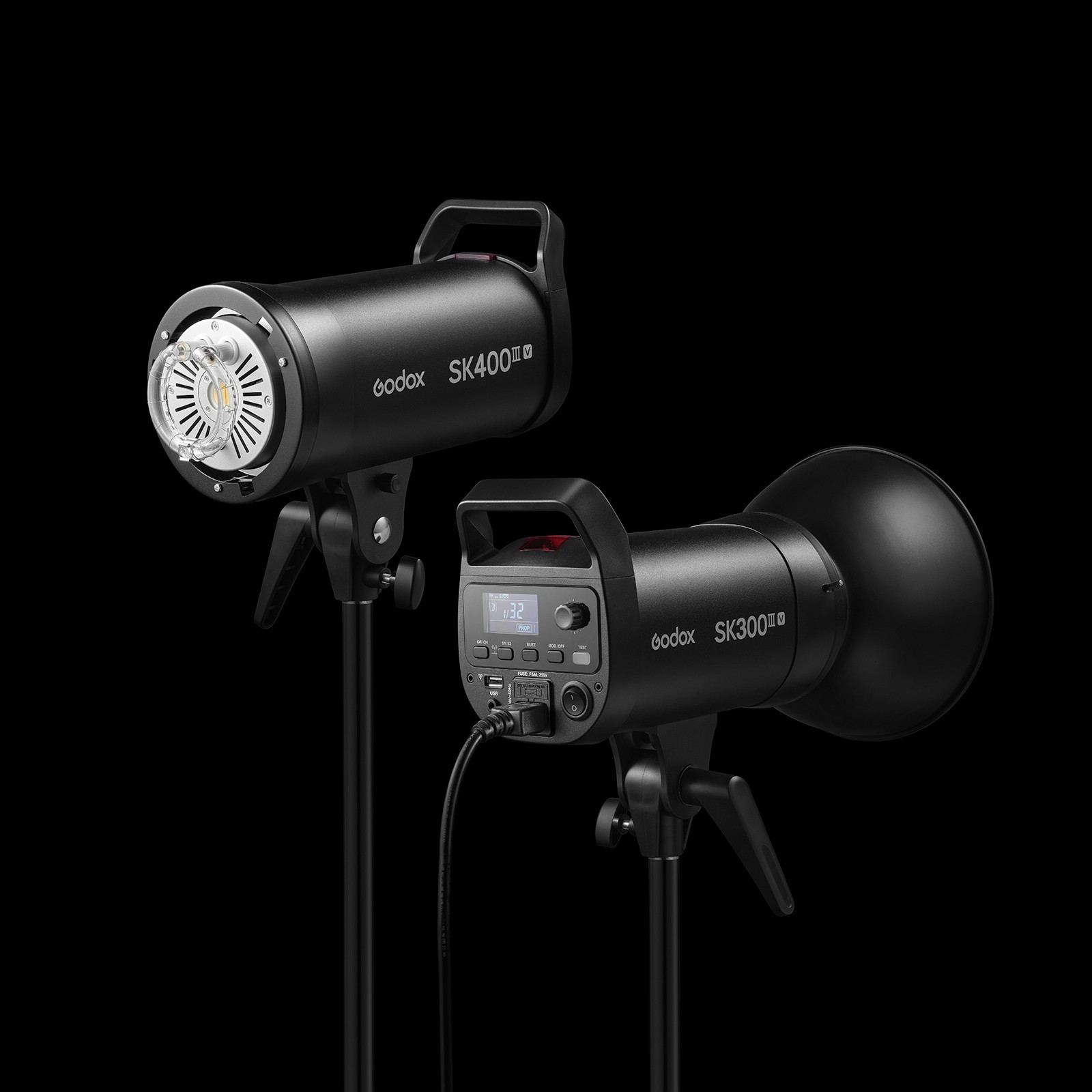 GODOX SK300IIIV SK400IIIV Professional Studio Monolight Strobe Flash LED Light