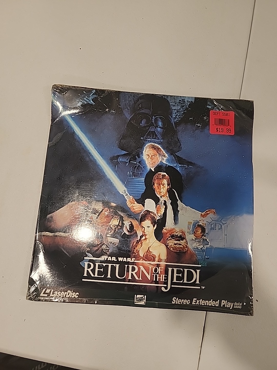 Star Wars: Return of the Jedi LaserDisc Stereo Extended Play New Unused. S27