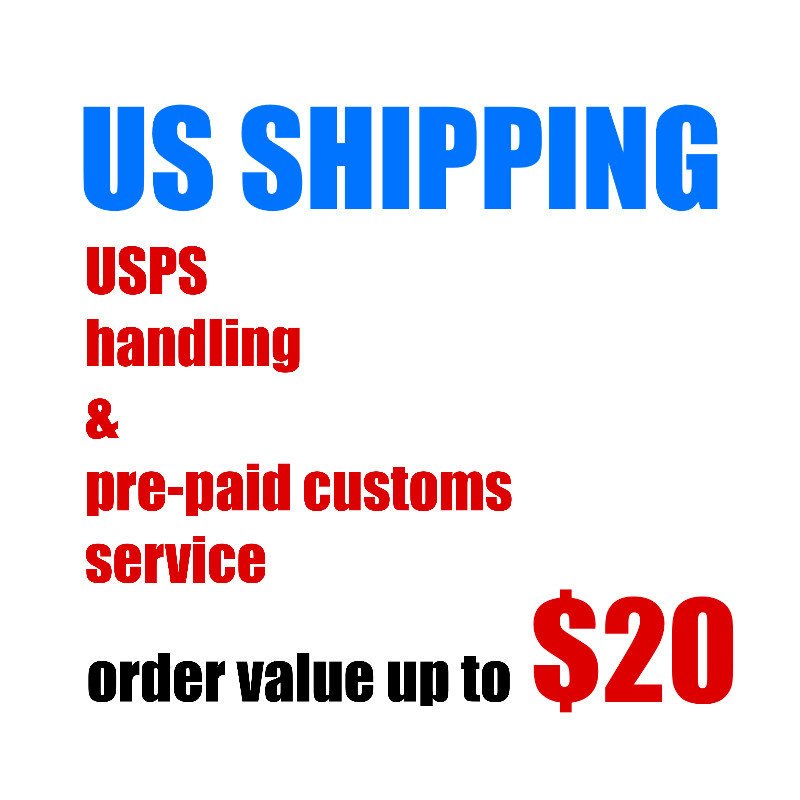 US shipping pre paid customs and fees for orders up $20