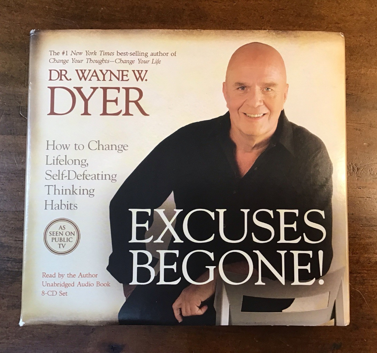 Excuses BeGone! Dr. Wayne Dyer Audio Book 8 CD Set Lot Change Lifelong Thinking