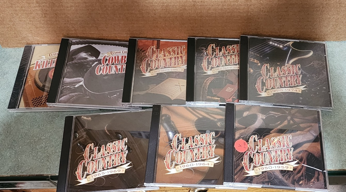 8 Time Life Music Classic Country CDs 1950 - 1974 Gospel Cowboy Killer B Sides