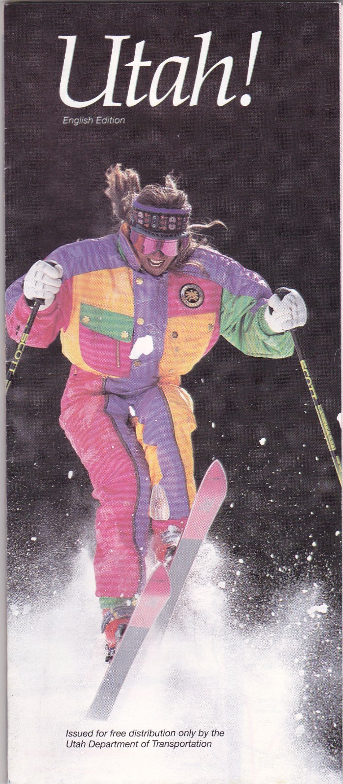 1996 Official State Issue Road Map of Utah