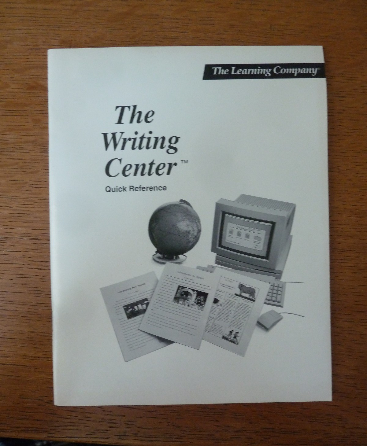 The Learning Company: The Writing Center Quick Reference, 1994, Apple Macintosh