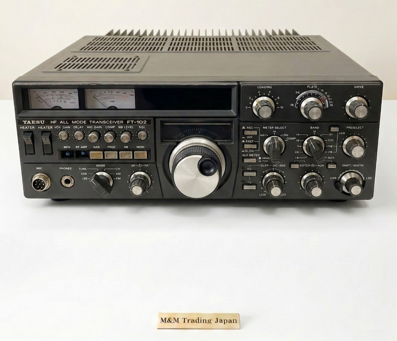 YAESU FT-102 HF All Mode Transceiver Amateur Ham Radio Base Station Japan Used