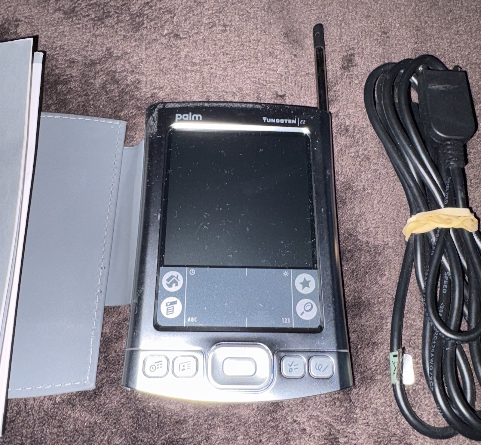Palm Tungsten E2 PDA w/Stylus, Case, No A/C adaptor