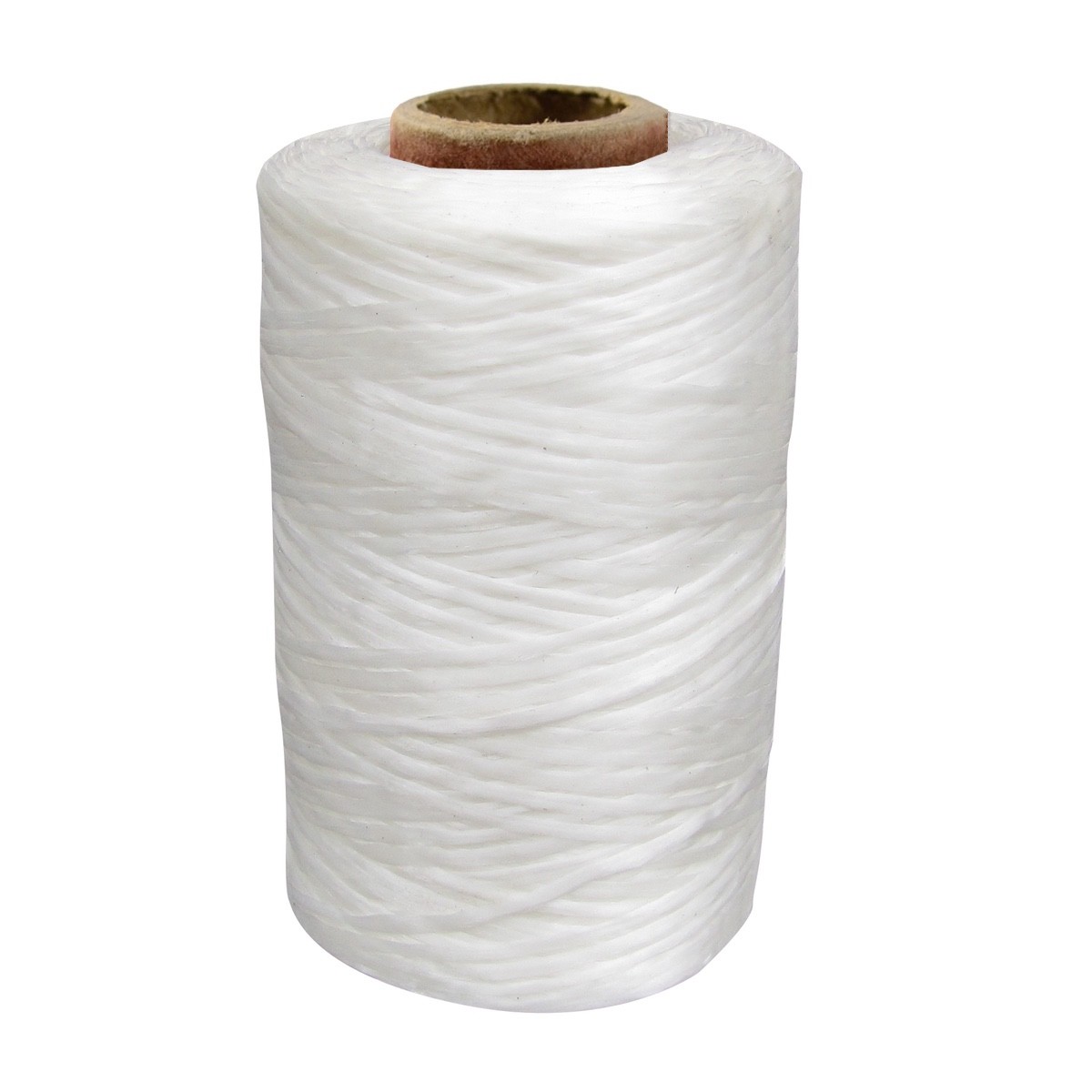 1 Single Spool White Sinew Waxed Beading Craft Poly Thread Artificial Wax Sinue