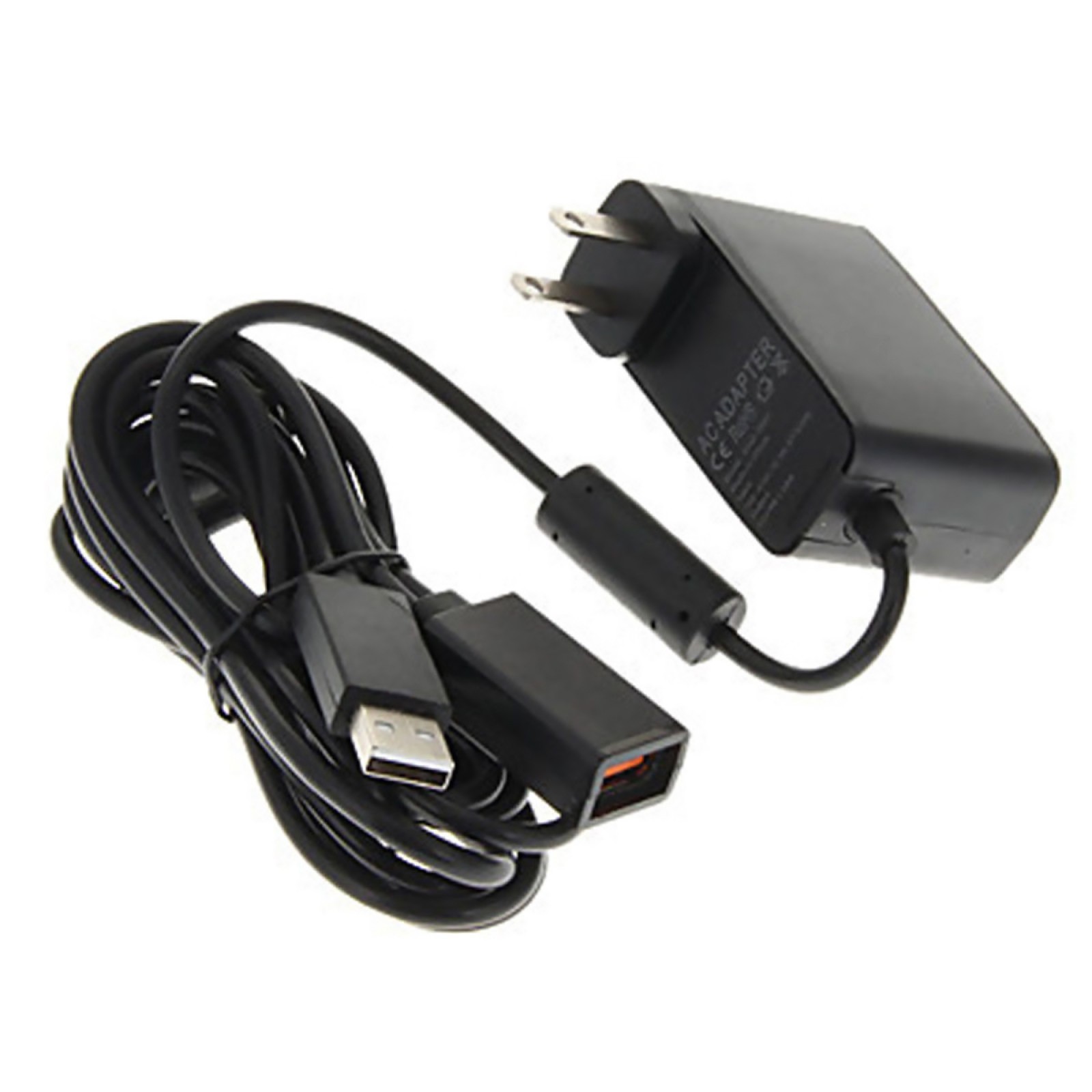 New USB Charger AC Power Supply Adapter Cable For XBOX 360 Console Kinect Sensor