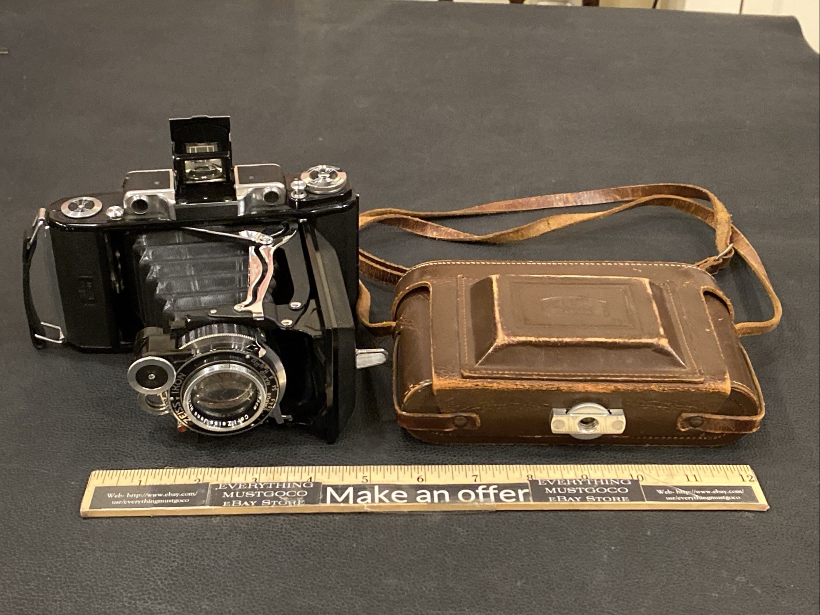 CARL ZEISS IKON 105mm F/3.5 Compur Rapid Folding Camera Tessar 6x9 4.5x6 531/2