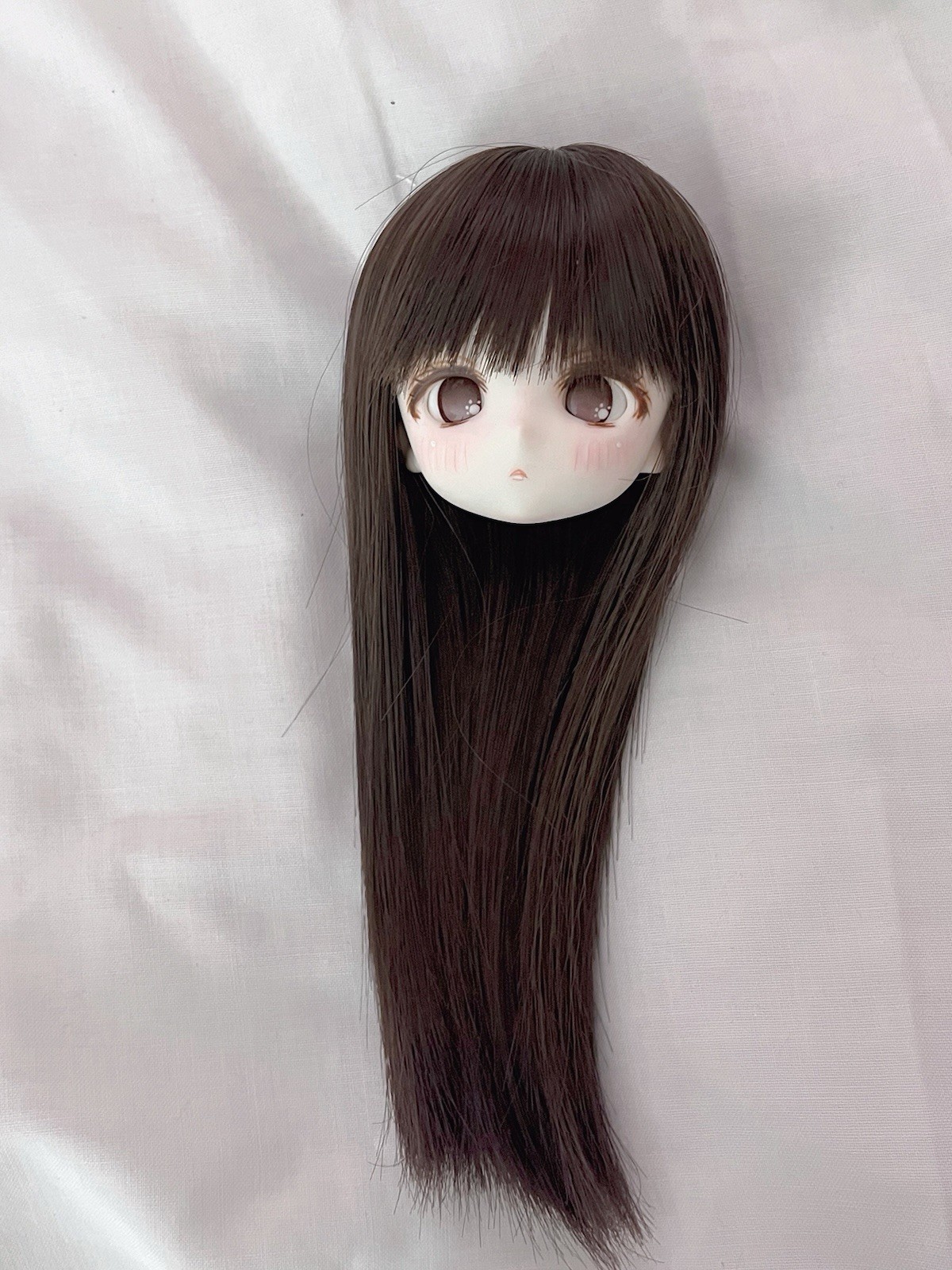 custom dealer made 1/6 tinyfox head and wig eyes bundle