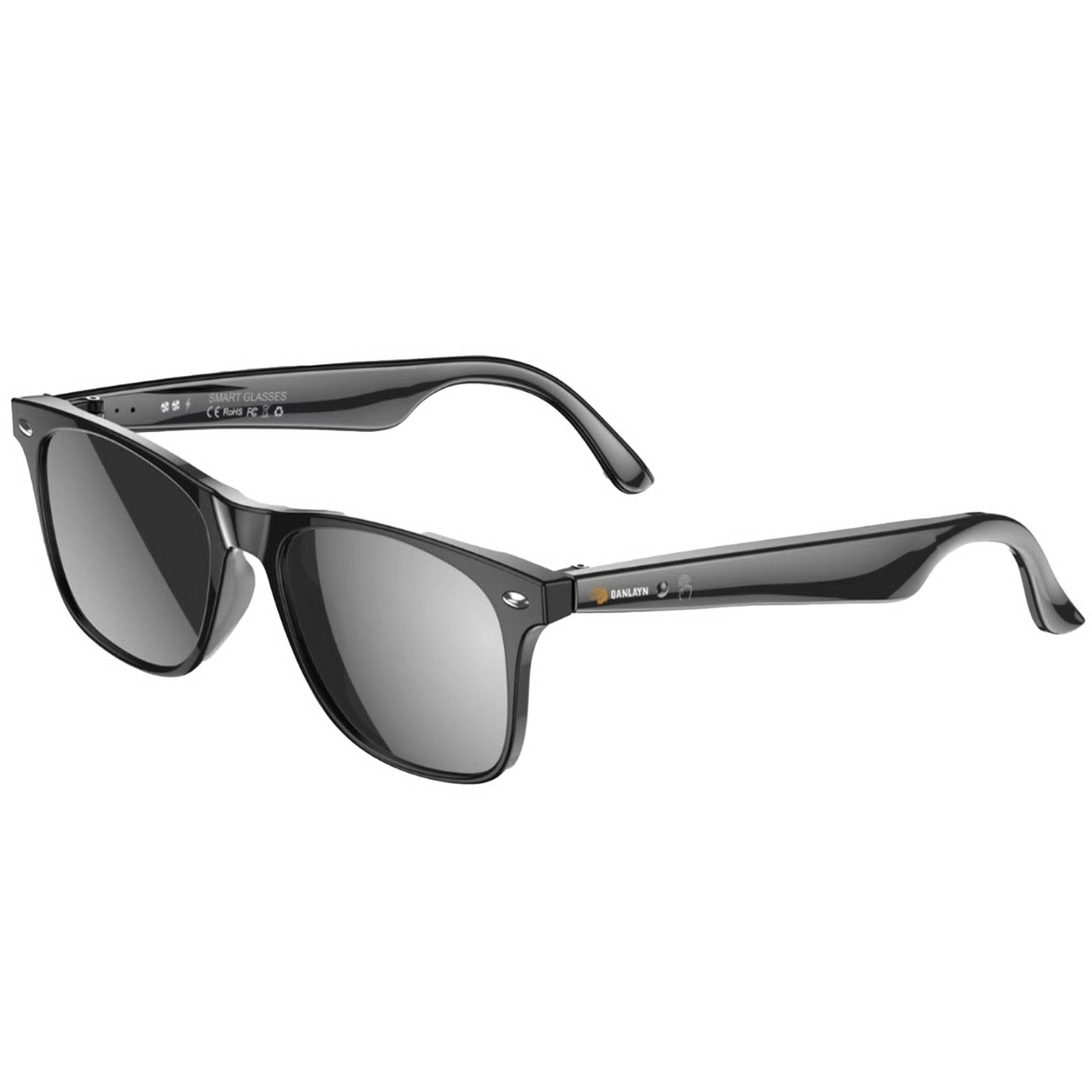 Bluetooth Smart Glasses with Voice Translation App, Sunglasses with Open-Ear ...