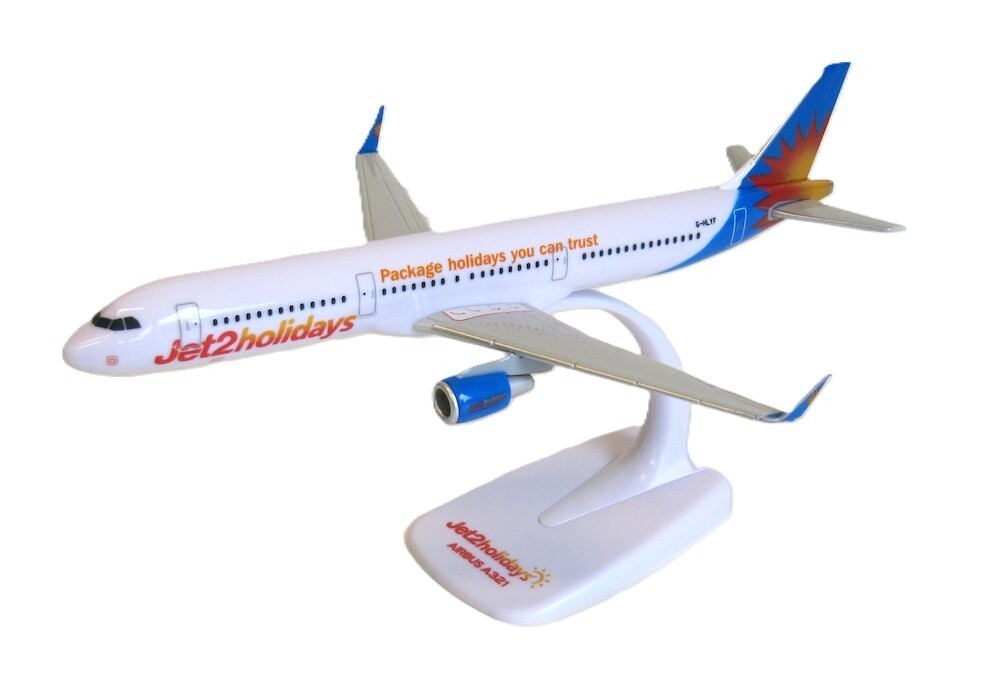 PPC Jet2 Holidays Airbus A321-200 G-HLYF Desk Display Model 1/200 AV Airplane