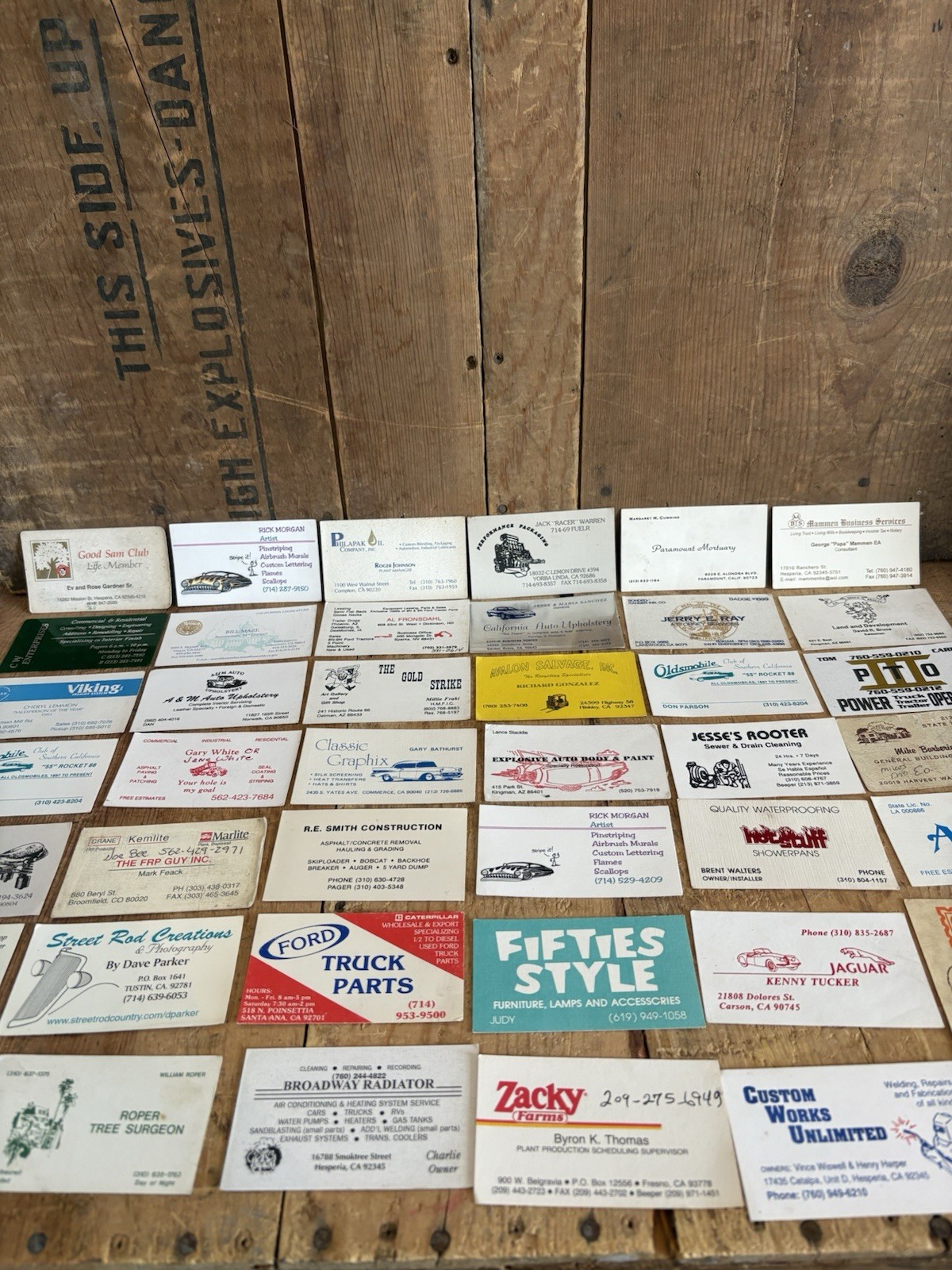 Vintage Business Cards Lot of 59