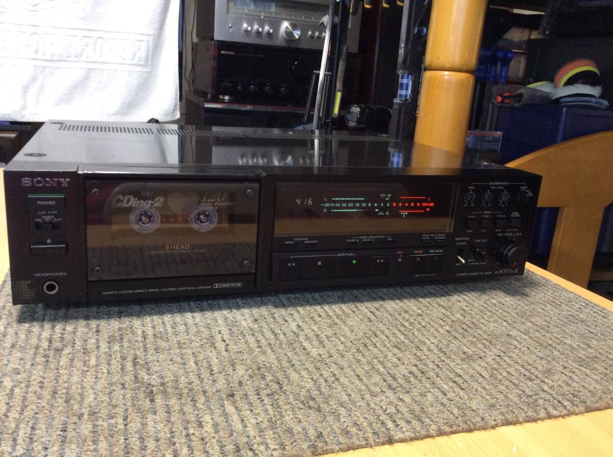 SONY TC-K777ESⅡ Stereo Cassette Deck Quartz Locked Tested Works Japan GS03 12.5