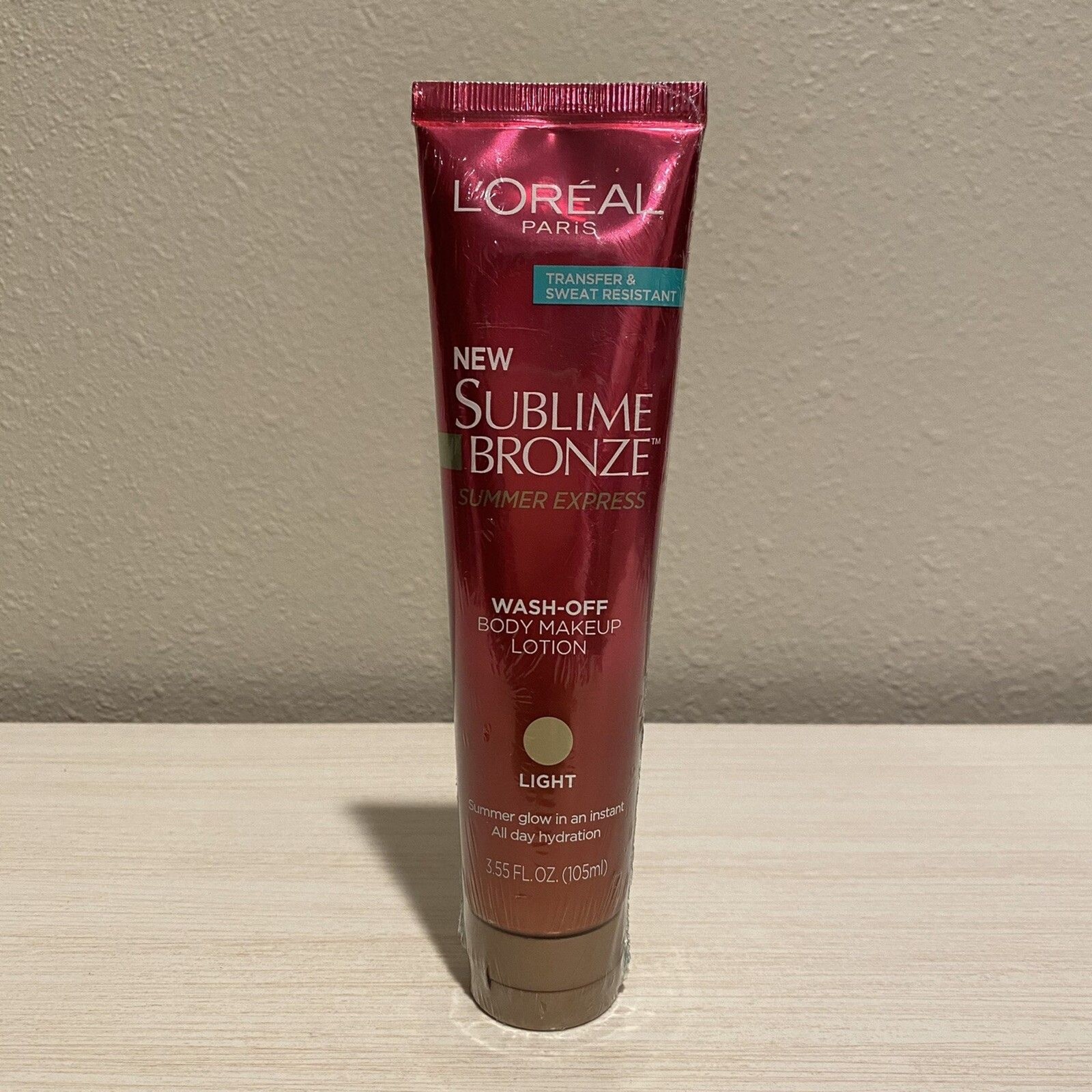 L’Oréal New SUBLIME BRONZE Summer Express Wash-off Body Makeup Lotion-Light