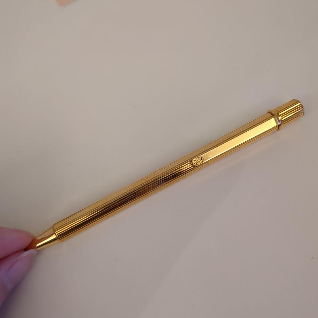 Cartier Gold Stripe Design Ballpoint Pen