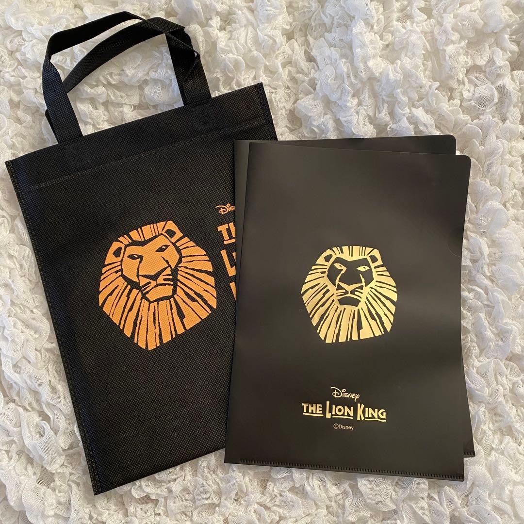 Shiki Theter Compny Lion King Bg Clear File Set, Used, Folder, Souvenir