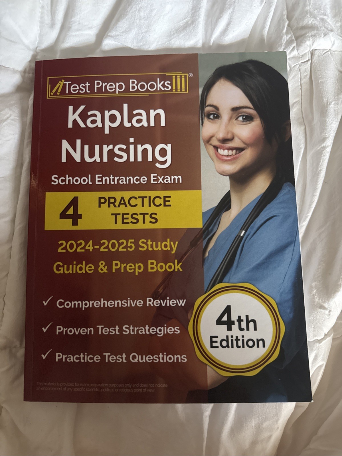 New Kaplan Exam study book 