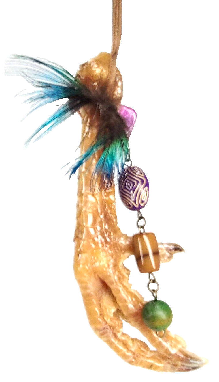 Lucky Charm Good Luck Charm Chicken Foot Voodoo Protection Occult Items