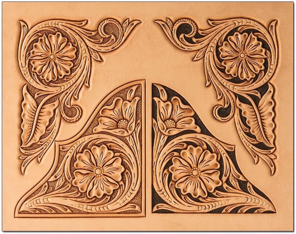 Tandy Leather Floral Corners Craftaid� 76617-00