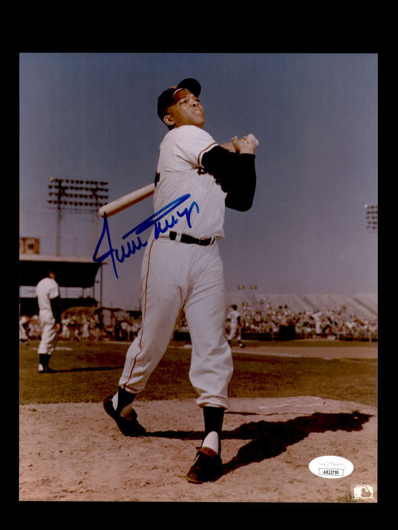 Willie Mays JSA Cert Signed  8x10 Photograph Autograph Giants