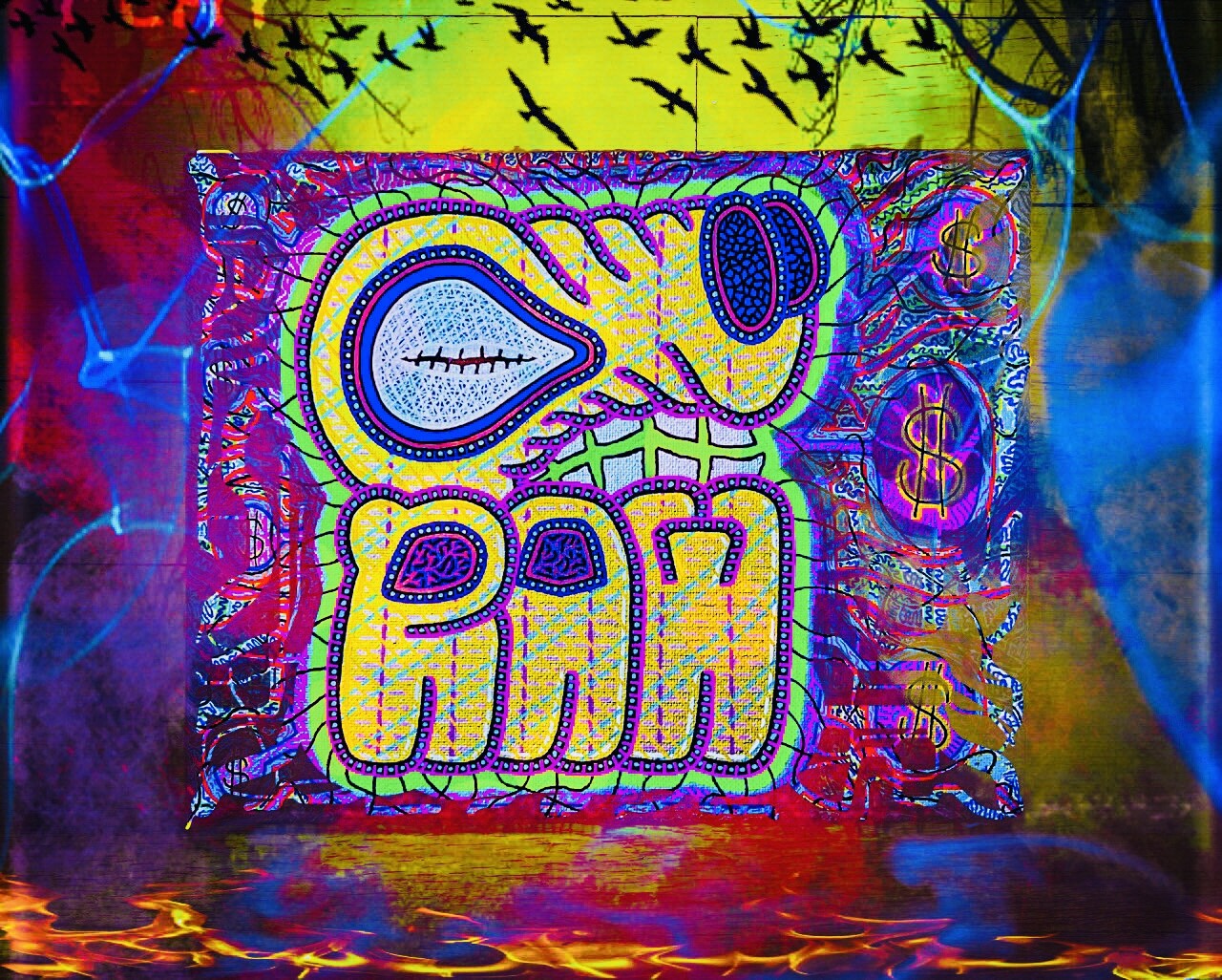 RAW HEAD #63 🔥 1of1 NFT, The RAW HEADs Collection by RabidArtWork.