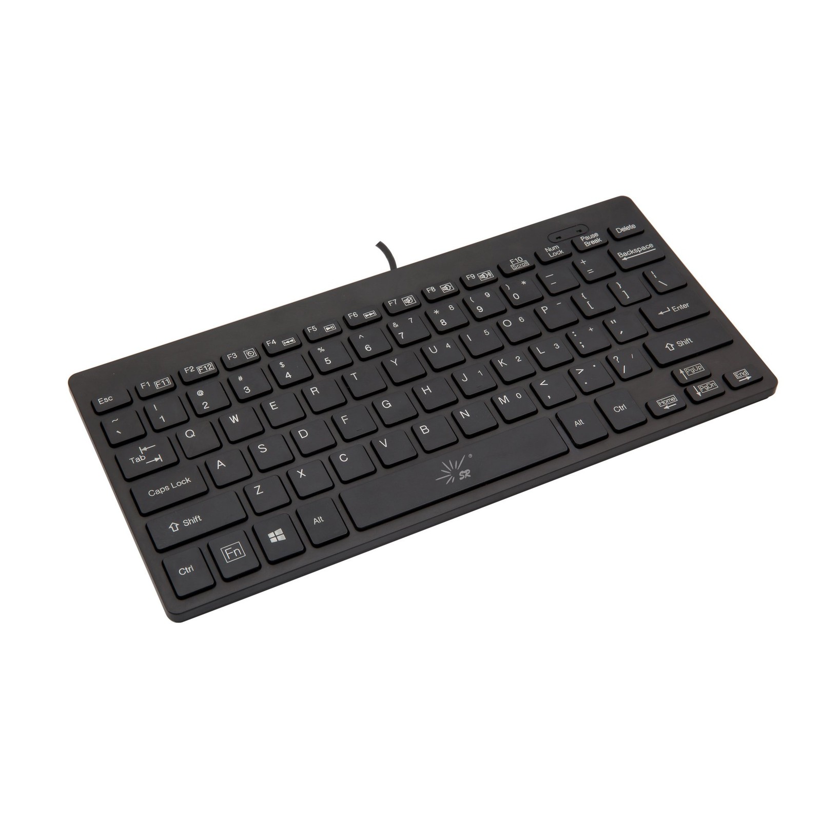 Mini Wired USB Keyboard 78 Keys Thin Light Multimedia Small for PC Laptop