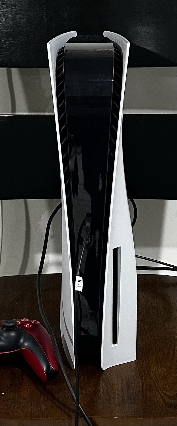 Sony PlayStation 5 Console Blu-Ray Compatible + White & Black Controller