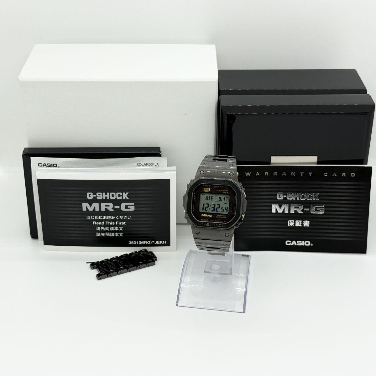 CASIO Watch G-SHOCK MRG-B5000B-1JR CB3940 TI Solar Digital Dial w/Box, Warranty