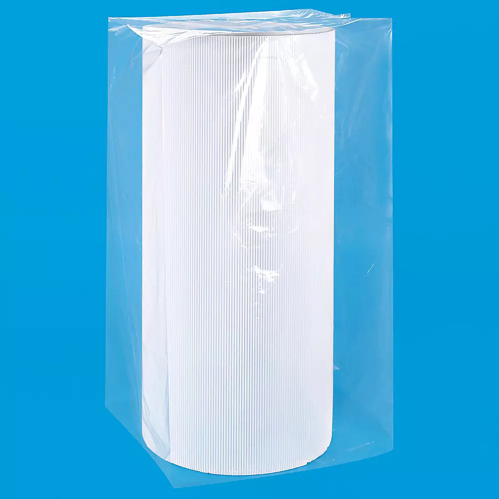 Pack of 100 26 x 24 x 60" 2 Mil Gusseted Poly Bags