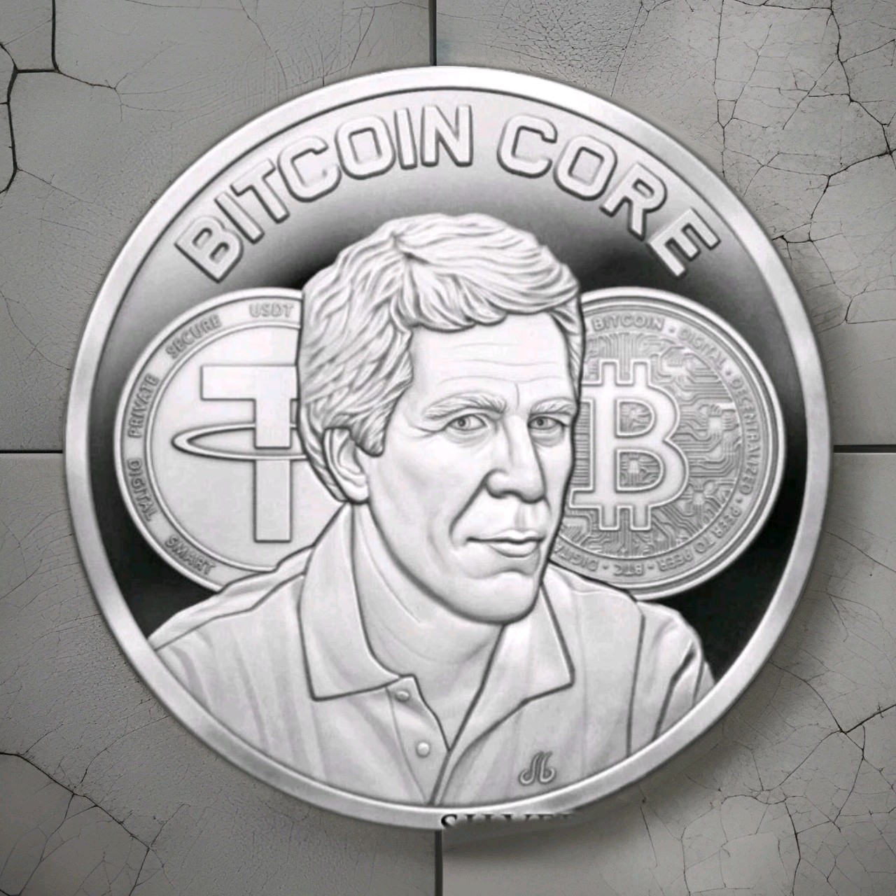 2026 Silver Shield Bitcoin Core - 1 oz  Silver Proof - Pre Sale Wth Coa Epstein 